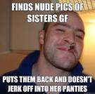 finds nude pics of sisters gf