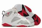 Cheap air Jordan 7 Shoes 2012 Grey White Red Sale Online