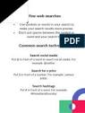 Google Search Tips | PDF | Google | Hashtag