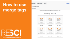 Merge tag overview: All available tags and how to use them ...
