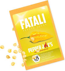 Afbeeldingsresultaat voor yellow fratali hot pepper
