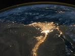 NASA - Nile River Delta at Night
