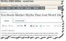 Wall Street Journal Exposes Stock Market Myths  from BankonYourself