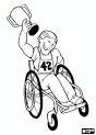 Athletes with Disabilities coloring page