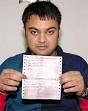 Vinay Bhardwaj, a resident of Sector 42, Chandigarh, shows confirmed tickets ... - chd6