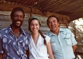 L to R: Allison Vaccaro Auxiliary Board Member for Propagation, Earl Healy, Mark Vaccaro, Catherine Alleyne. L to R: John Charles, Allison Vaccaro Auxiliary ... - 1982-Earl-Healy-Visit-3