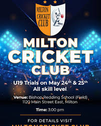 Image result for Milton Cricket Club
