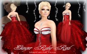 Rebel Hope Designs - Ginger Ruby Red Formal Gown - c6869ddcdf11937a34dc97adf0154982