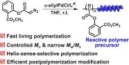 Facile preparation of optically active helical polycarbenes with ...