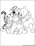 Friends coloring page