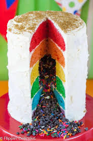 Image result for rainbow cake