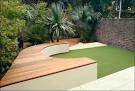 Cool Backyard Seating in Garden Brick Wall - Interior Design Ideas