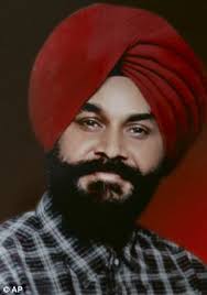 Sita Singh was killed during the attack on Sunday alongside his brother Ranjeet Singh who he had recently joined in the U.S from India - article-2185303-146D4D14000005DC-356_310x440