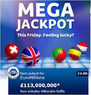 EUROMILLIONS £113000000 Jackpot - buy your tickets online today
