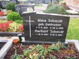 Grab von Alma Schmidt (geb. Goldsweer) (02.04.1915-30.11.1990 ...