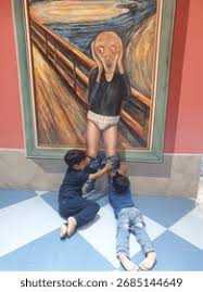 Image result for "the scream" parody