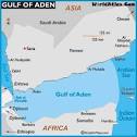 Map of Gulf of Aden, Gulf of Aden Location Facts, Major Bodies of ...