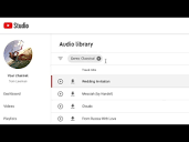 How to use the New Audio Library in youtube studio for copyright ...