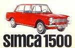 1964 Simca 1300/1500 brochure