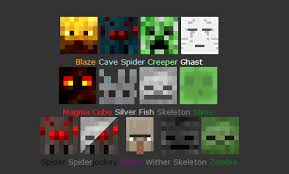 Image result for minecraft mobs