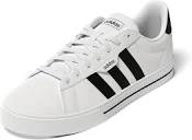 Amazon.com: adidas Men's Daily 3.0 Skate Shoe, White/Black/White ...