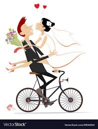 Image result for bicycle wedding
