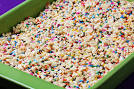cake batter rice crispy treats | gimme some oven