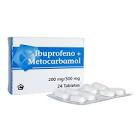 Ibuprofeno + <b>metocarbamol</b>