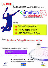 Image result for Melton Og Badminton Club