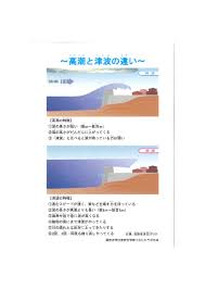Image result for 高潮 津波 別物
