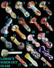 Buy inside out pyrex glass pipes hand blown glass smoking pipes ...