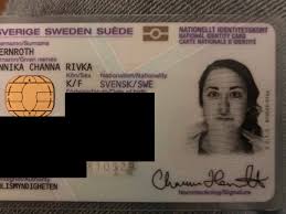 Αποτέλεσμα εικόνας για sweden id card