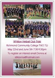 Image result for Whitton Netball Club