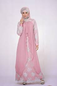 16 Contoh Desain Baju Gaun Muslim Wanita Terbaru 2015