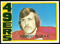 Forrest Blue 1972 Topps rookie
