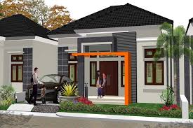 Contoh Gambar Desain Teras Rumah Minimalis Tipe 60 Lega