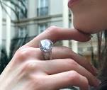 Large Diamond Ring, Created CZ Diamond, Engagement Ring, High ...