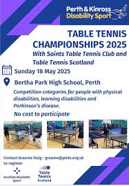 Image result for Perthshire Table Tennis Club