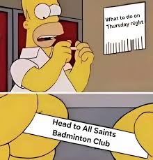 Image result for Saints Badminton Club