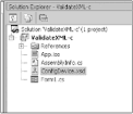 The XmlValidatingReader