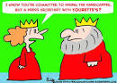 Cartoon: KING QUEEN TOURETTES