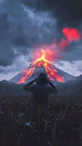 Image result for wallpaper volcano
