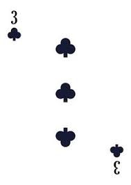 Image result for Three Of Clubs