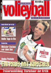 1997 – Zu Besuch bei Hanka Pachale :: volleyball. - DVZ_4-96_Cover