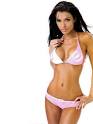 Carmella DeCesare Pink Bathing Suit | mofoyo