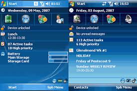 Image result for windows mobile 6.0 today screen