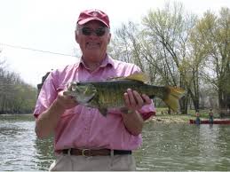 Karl Glander with an Indiana smallmouth. - karl_glander