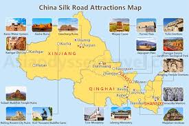 Image result for silk road map