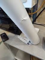 Image result for Воздуховод круглый ПВХ D160, L=0,5м 4605098001555