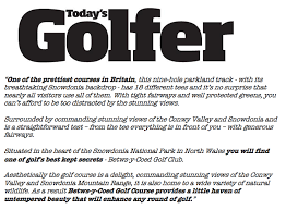 Image result for Betws-Y-Coed Golf Club